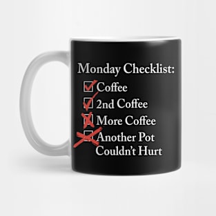 Monday Checklist Mug